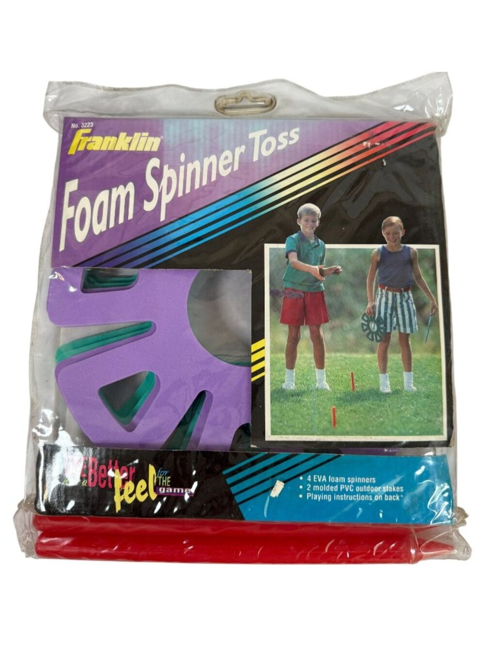 Vintage Franklin Foam Spinner Toss Outdoor Game Set Picnic Summer Party Activity